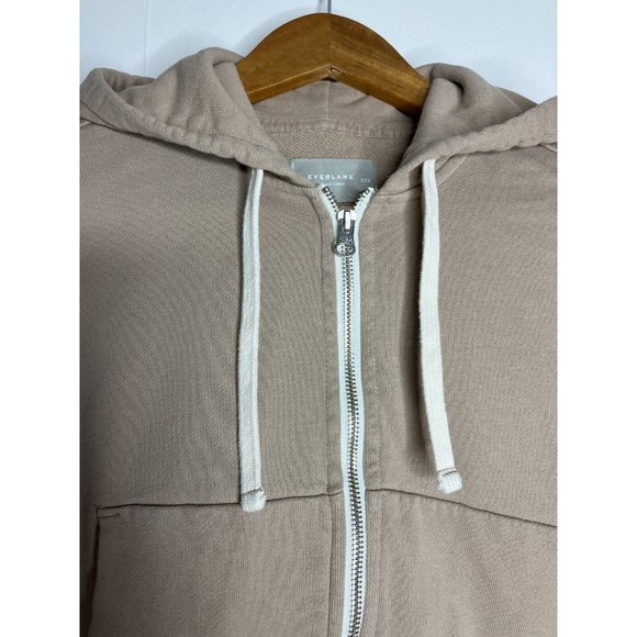 Everlane Women's XXS Beige Cropped Hoodie READ - Picture 3 of 9